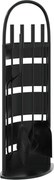 vidaXL Set scule pentru șemineu, 5 piese, 23x15x66 cm, oțel