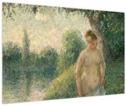 Tablou - Camille Pissarro, The Bather, reproducere (90x60 cm)