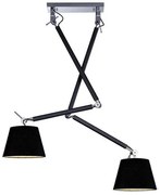 Lustra directionabila design modern ZYTA 2 S neagra