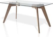 Masa dining design deosebit Walnut Wood, 160x95cm AC-W1008DT