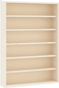 vidaXL Vitrina de colecție din lemn cu 6 rafturi 40x8,5x55 cm