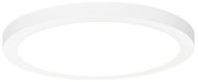 Spot integrat sau montat pe suprafață alb 30 cm cu LED inclus cu 3 trepte de diminuare la cald - Trans