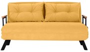 Canapea extensibilă Sando 2 Mustard