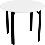 Masa bucatarie Onita rotund culoare alb-negru,R90 X 75 cm