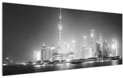 Tablou cu zgârăie nori moderene (120x50 cm)
