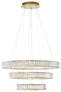 Lustra LED suspendata cristal design elegant AURELIA 92W