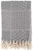 Pătură Bloomingville Throw, 130 x 160 cm, gri