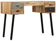 vidaXL Birou Lemn masiv de tec reciclat 110x50x76 cm