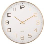 Karlsson  5973WH ceas de perete design alb,diametru 40 cm