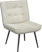 vidaXL Scaun de relaxare cremă 64x74x84 cm catifea