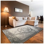 Covor Beenom cu model vintage gri-bej 1014-125 Selectează mărime: 060 X 120