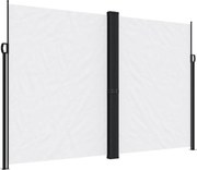 vidaXL Copertină laterală retractabilă, alb, 220x1200 cm