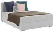 Pat tip BOXSPRING 140x200, gri deschis, FERATA KOMFORT