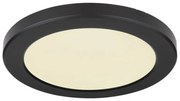 Plafoniera LED design modern, diametru 22cm, LASSE negru 12379-18B GL