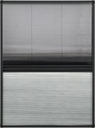 vidaXL Ecran insecte pentru ferestre, cu umbrar, 80x120 cm, aluminiu