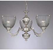 Candelabru cu 3 brate design italian din alama 9851