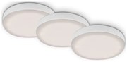 SET 3x corp de iluminat LED încastrat pentru baie Briloner 7061-436 LED/3W/230V IP44