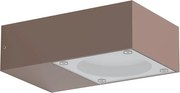 Ideal Lux - Aplica de perete pentru exterior SIRIO 1xGX53/9W/230V IP65, maro