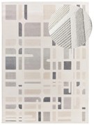 Covor gri deschis-fildeș 133x190 cm Flora – Universal