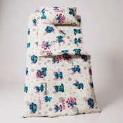 Lenjerie bumbac ranforce pat 3 piese copii 2-12 ani Angel si Stitch pentru saltele 160x80 ASC6427968006624