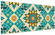 Tablou - Model turcoaz (120x50 cm)