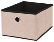 Cutie depozitare, deschisă, culoarea crem, 32x25x8 cm, Storage Solutions