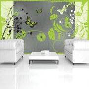 Fototapet - Arta florală - abstract (152,5x104 cm)