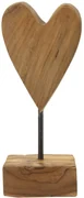 Mauro Ferretti Sculptura Inima Tec cm 10X10X25 | Aosom Romania