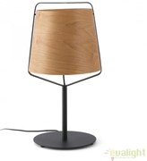 Veioza lemn / Lampa de masa design deosebit STOOD 29846