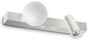 Aplica LED stil minimalist Ping pong ap alba