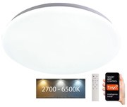 Plafonieră LED dimabilă ANCORA LED/36W/230V Wi-Fi Tuya Immax NEO 07156-45 + telecomandă