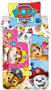 Patrula Cățelușilor Comic set de lenjerie pat 140×200cm, 70×90 cm