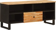 vidaXL Cabinet TV cu sertar Maro 100 x 33 x 46 cm Lemn de mango solid
