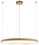 Lustra LED dimabila design modern Cirrcle D-60cm auriu