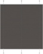 vidaXL Jaluzea plisată negru 115x100 cm Lățime țesătură 114,4 cm