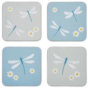 Coasters albastru-deschis/gri-deschis 4 buc. din plută English Meadow – Cooksmart ®
