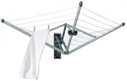 Uscator rufe de perete Brabantia WallFix 24m, Gri metalic, carcasa 90300271