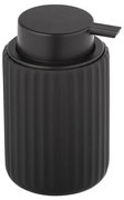 WENKO 24804100 - Dozator de săpun BELLUNO, 8 x 13,5 cm, negru