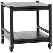 Măsuță de servire cu roți din lemn de stejar 40x40 cm Norm – Hübsch