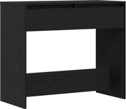 vidaXL Consolă Stejar negru 89x41x76,5 cm Lemn prelucrat