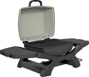 Outsunny barbecue electric 2300W, portabil de masă cu rafturi laterale, culoare negru. | Aosom Romania