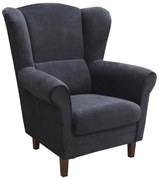 Fotoliu cu aripi GALA, antracit