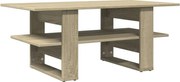 vidaXL Măsuță de cafea, stejar sonoma, 102x55x42 cm, lemn prelucrat