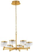 Candelabru LED design modern cu 8 brate Bion