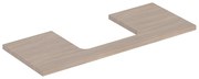 Blat pentru lavoar Geberit One cu decupaj in mijloc stejar bej 120 cm
