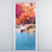 Fototapet pentru ușă - Laguna turcoaz (95x205cm)