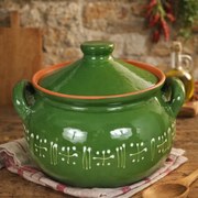 Oala din Lut Glazurata pentru Sarmale si Friptura ,   5 Litri