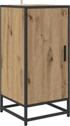 vidaXL Bufet Stejar Artizanal 35,5 x 35 x 76 cm