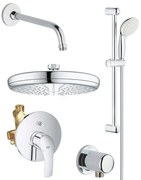 Set baterii baie montaj incastrat,para fixa 210 mm Grohe Eurosmart New