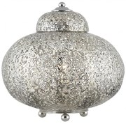 Veioza / Lampa de masa design decorativ Fretwork EU8221-1SS SRT